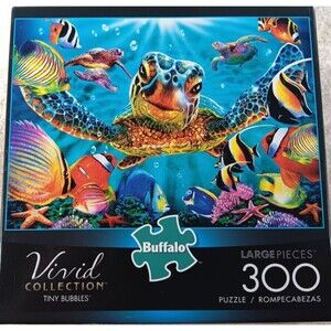 Tiny Bubbles 300 Large Piece Jigsaw Puzzle Vivid Collection by Buffalo Games